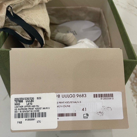 Gucci Screener Sneakers Purple/Silver 41 - Picture 9 of 10